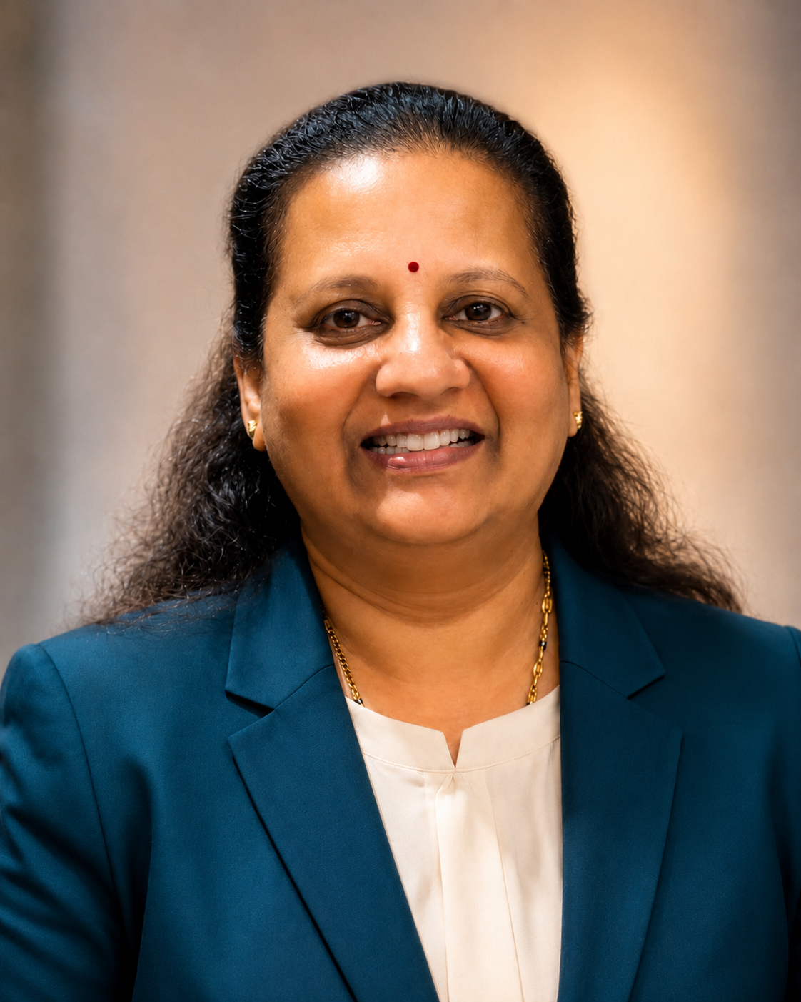 Portrait of Sripriya Kalyanam, co-founder for finance and governance at Nivas AI